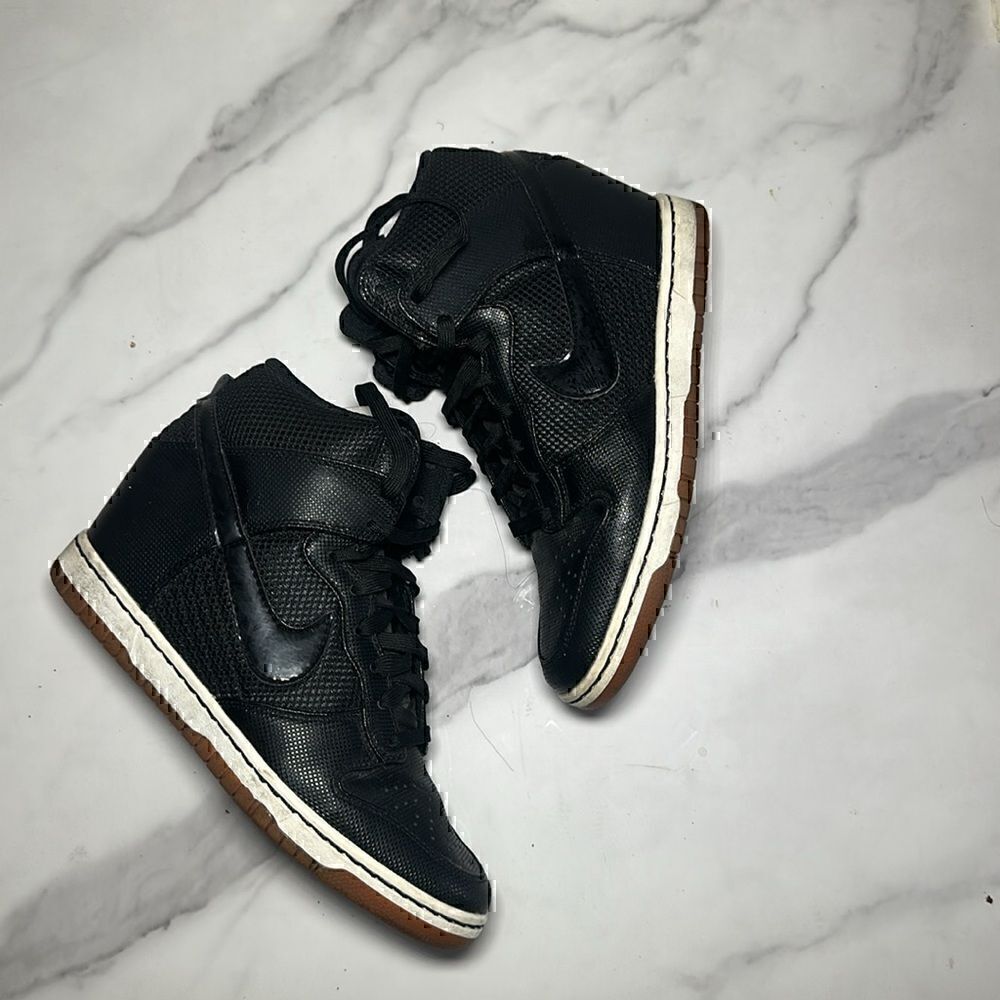 Nike Dunk Sky Hi Black Sail (Women's) 8